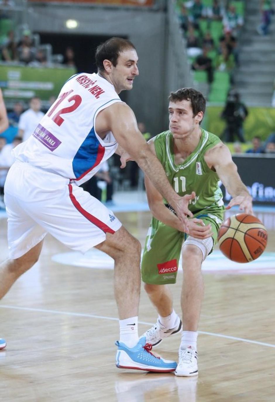 Dragić Krstić Slovenija Srbija EuroBasket Stožice Ljubljana | Avtor: Saša Despot