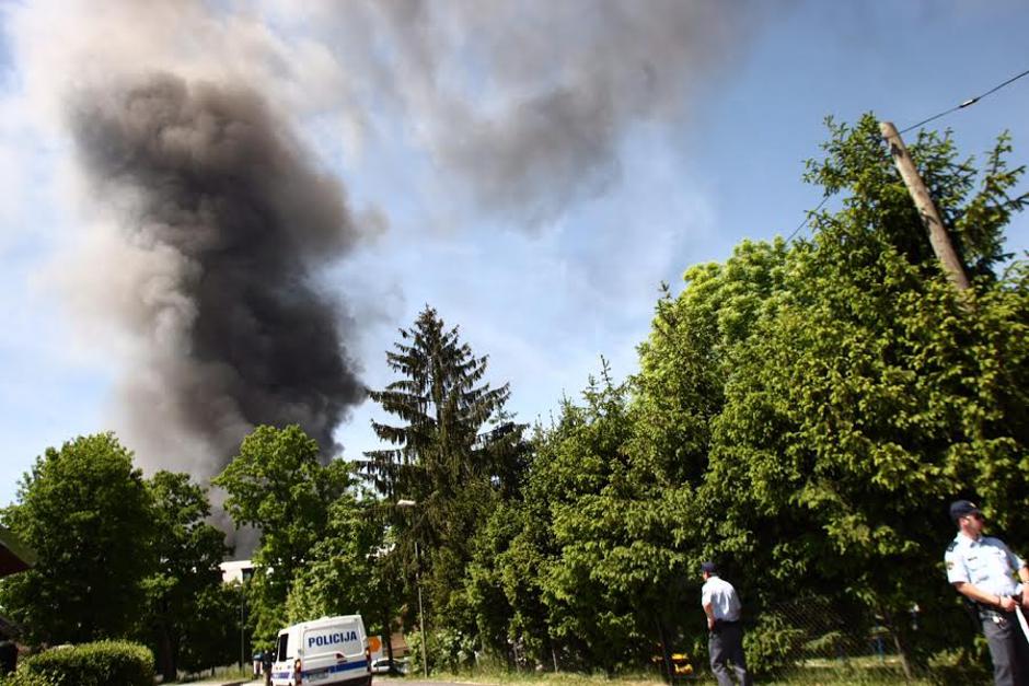 Požar Zalog | Avtor: Saša Despot