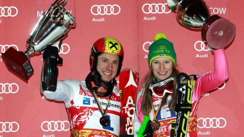 Hirscher Duerr Dürr paralelni slalom Moskva svetovni pokal alpsko smučanje