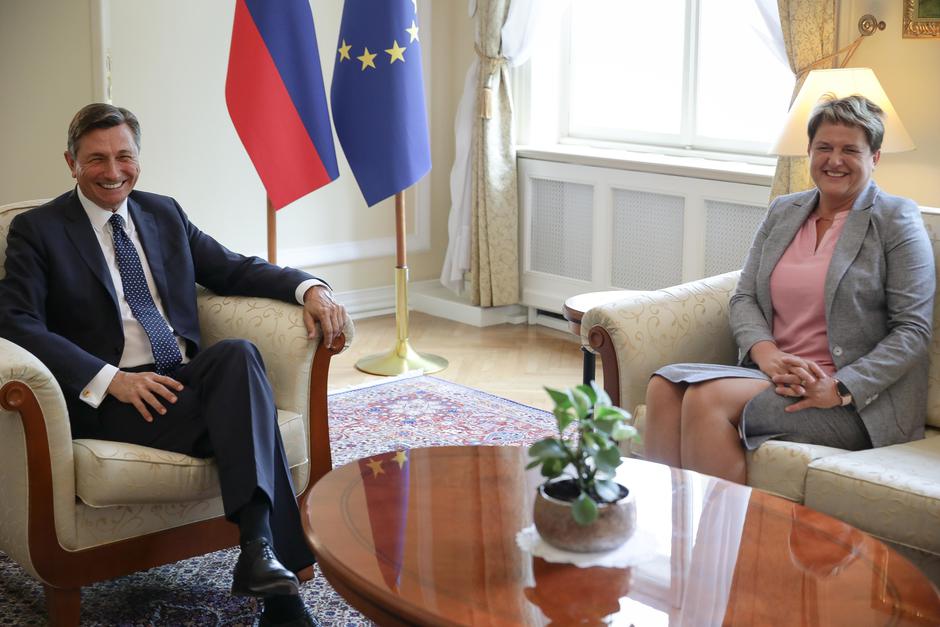 Borut Pahor, Jelka Godec | Avtor: Saša Despot