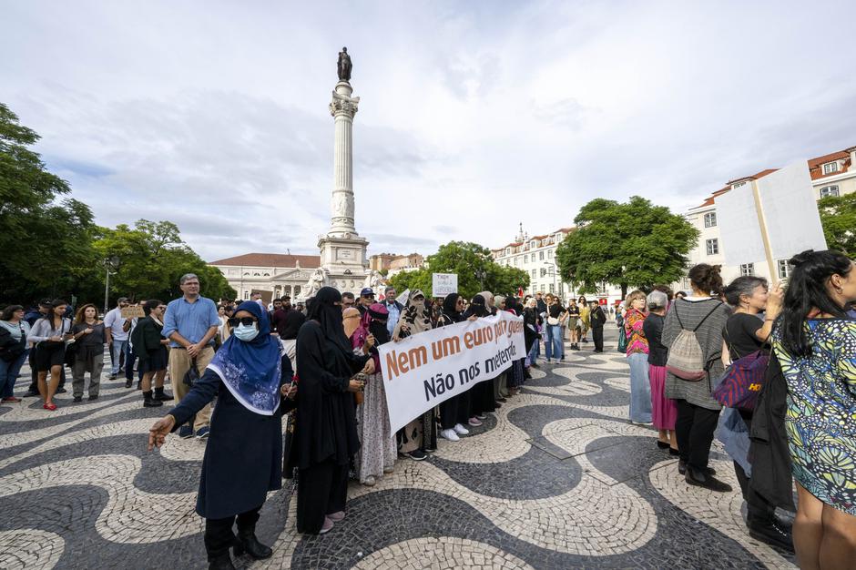 Protest ob prepovedi burk, Portugalska | Avtor: Profimedia