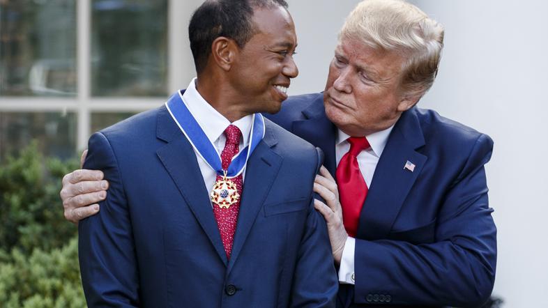 Tiger Woods Donald Trump