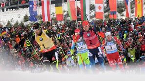 Fourcade Oberhof skupinski start