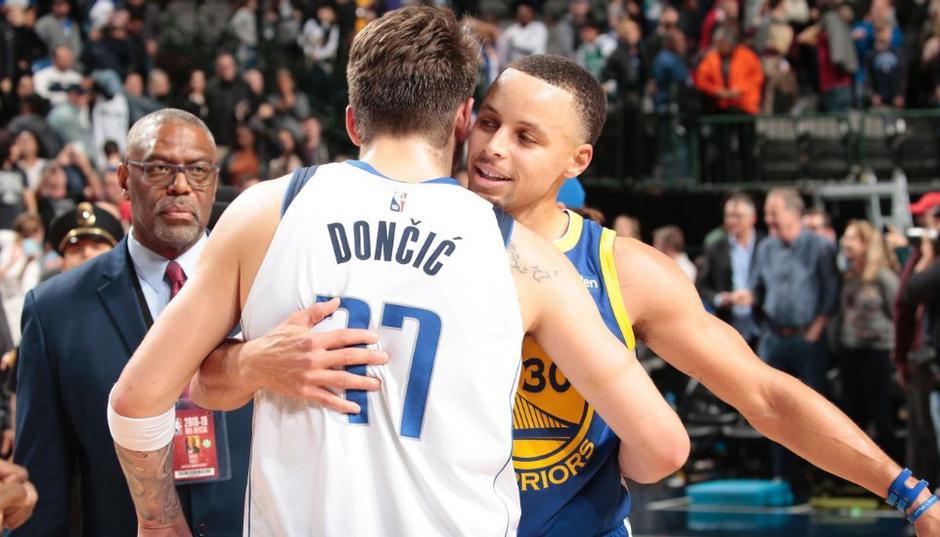 luka dončić steph curry | Avtor: Reševalni pas/Twitter