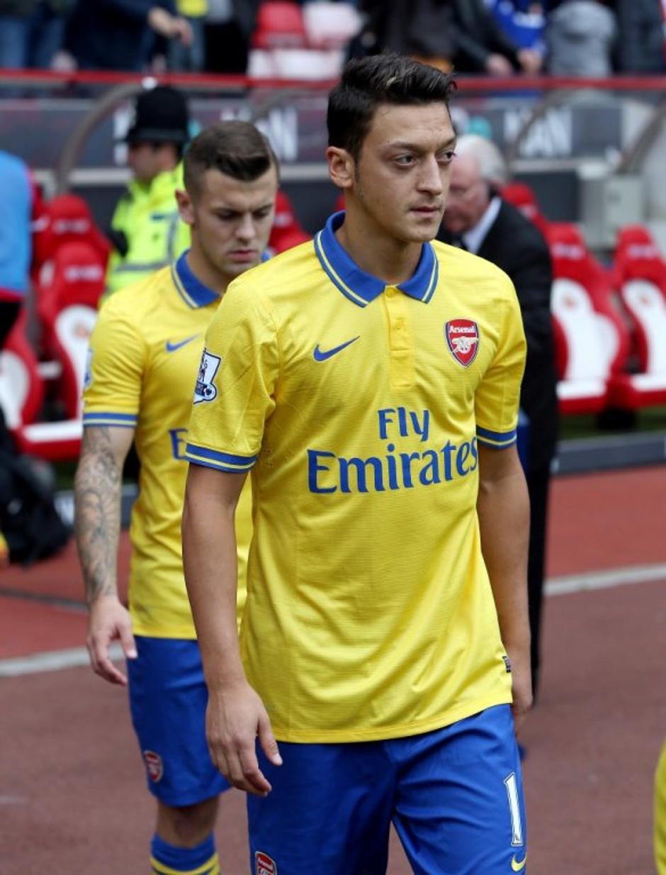 Özil Wilshere Sunderland Arsenal Premier League Anglija liga prvenstvo | Avtor: EPA