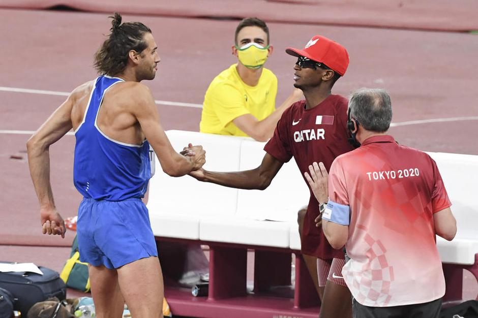 Essa Mutaz Barshim, Gianmarco Tamberi | Avtor: Epa