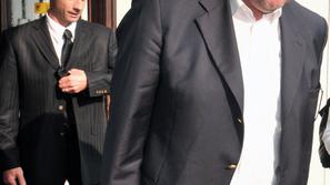 Bavčar na dan odmevne hišne preiskave. (Foto: Dejan Mijović)