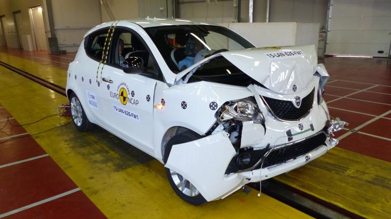 Lancia ypsilon na testiranjih Euro NCAP