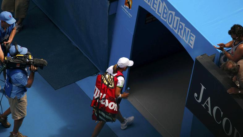 Justine Henin zapušča teniške arene. (Foto: Reuters)