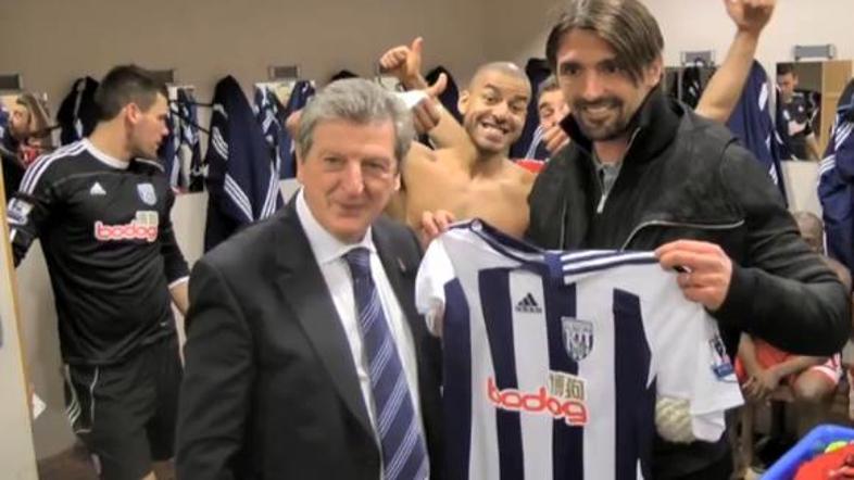 Goran Ivanišević Roy Hodgson West Bromwich Albion dres slačilnica