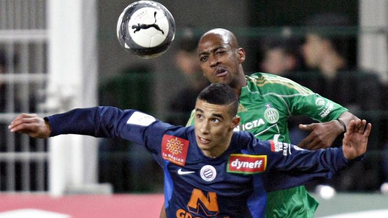 Montpellier je pri Saint-Etiennu izgubil pomembni točki v lovu za prvim mestom. 