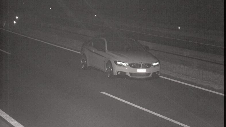 Prehitra vožnja po avtocesti, prekoračitev hitrosti