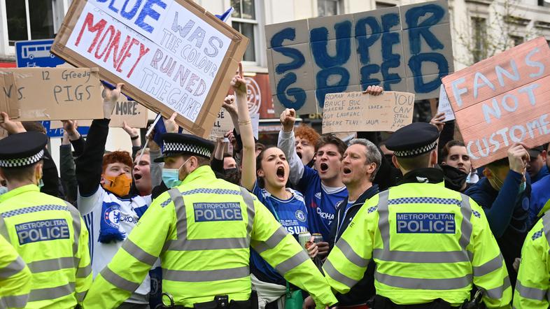 Chelsea FC protesti London