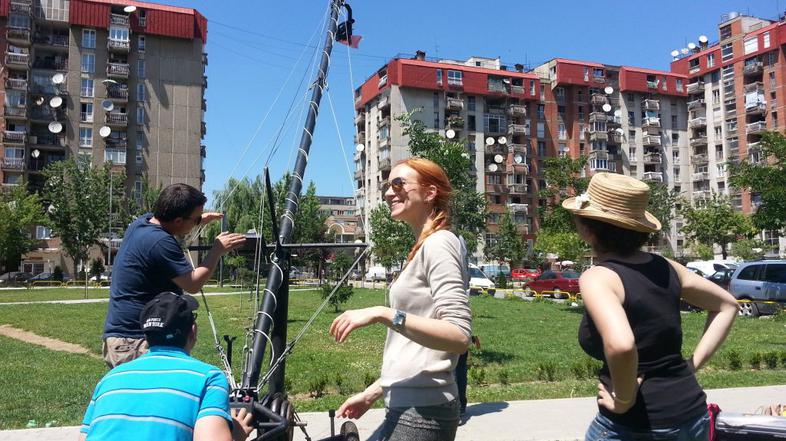 Mojca Mavec Kosovo snemanje