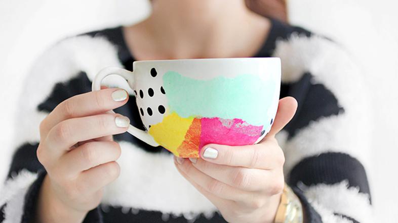 DIY barvana keramika