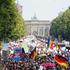 Berlin protest proti maskam