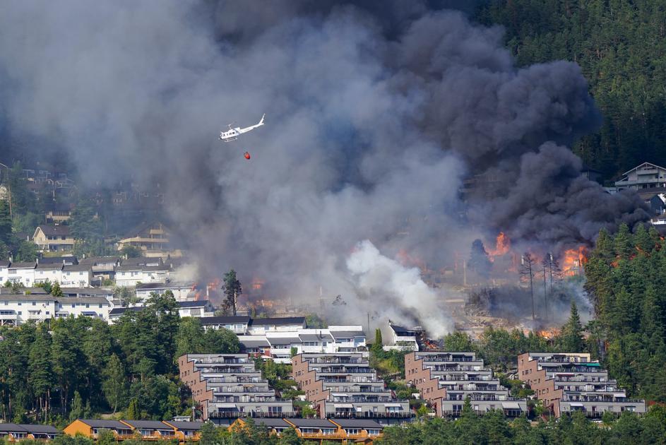 požar Drammen Norveška