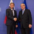 Miro Cerar in Jean-Claude Juncker