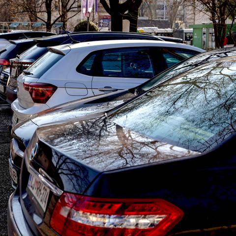 parkirišče, avtomobili