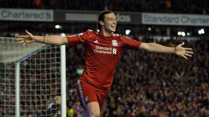 Andy Carroll gol zadetek veselje proslavljanje slavje proslava