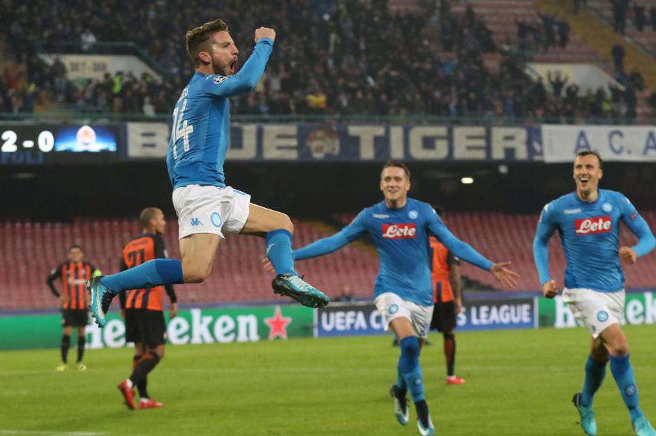 Dries Mertens Napoli Šahtar Doneck | Avtor: epa