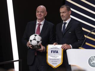 Aleksander Čeferin in Gianni Infantino