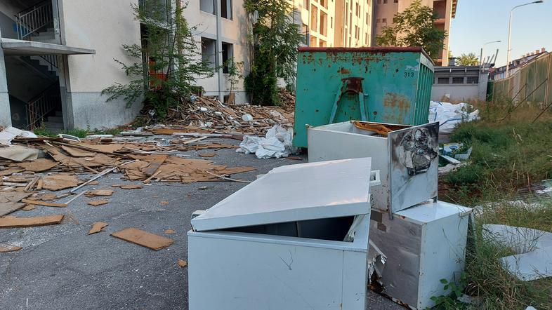 Stražišče, nekdanji Tekstilindusov blok