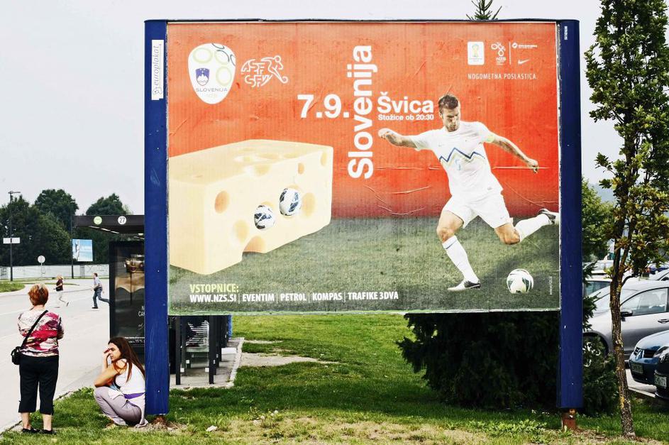 jumbo plakat Švica Slovenija