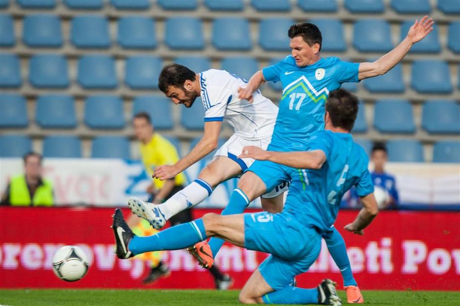 Torosidis Kirm Cesar Slovenija Grčija prijateljska tekma Kufstein | Avtor: EPA