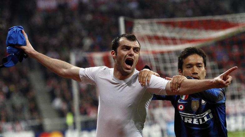 Goran Pandev Yuto Juto Nagatomo gol zadetek veselje proslavljanje slavje proslav