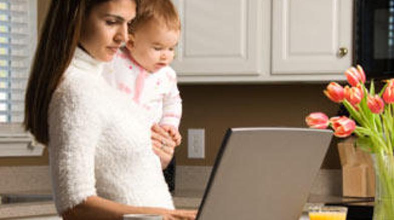 Če ste se odločile, da boste zaradi otroka več delale doma, se poskusite izognit