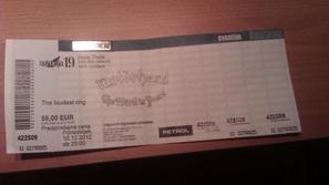 Ponarejena vstopnica