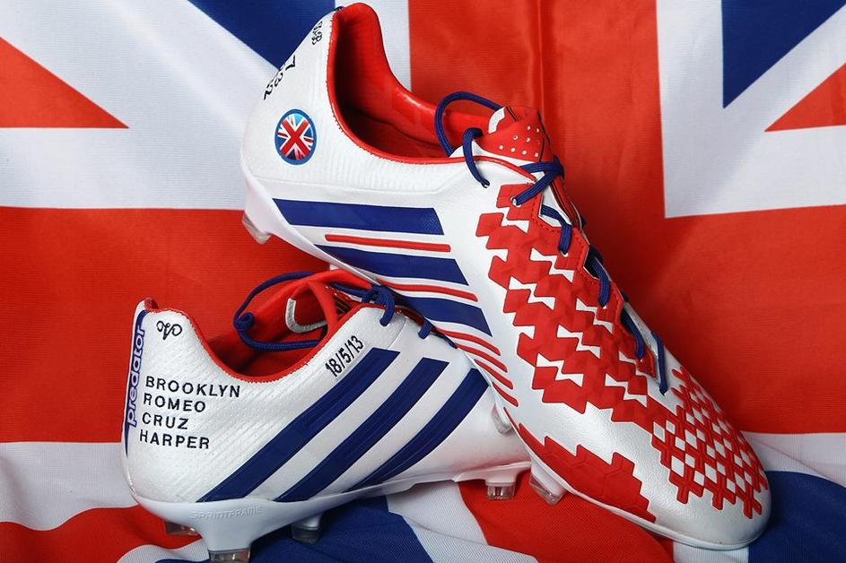 Beckham kopačke čevelj čevlji Velika Britanija Adidas