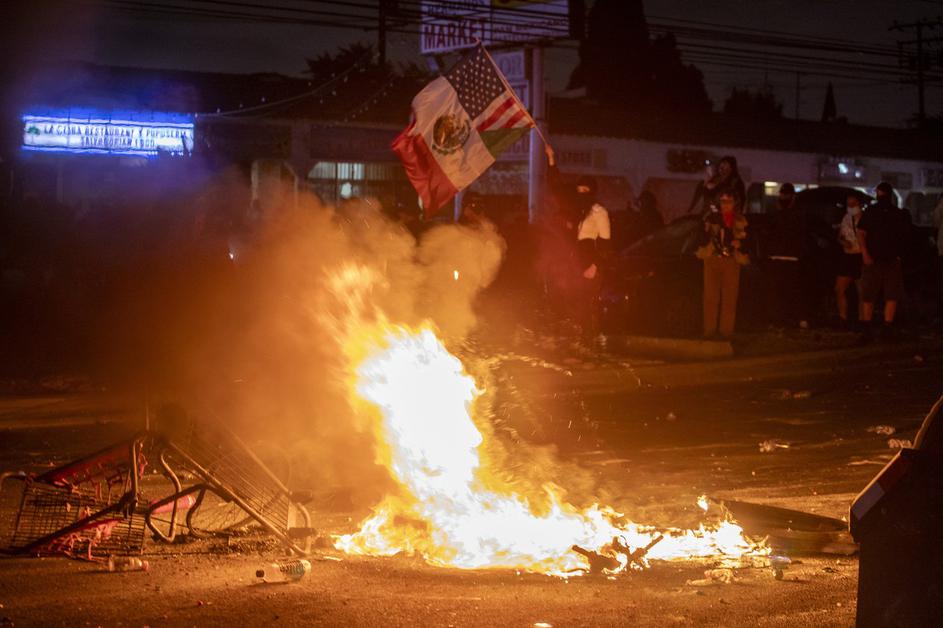 izgredi v Los Angelesu