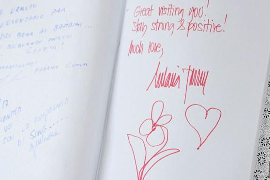 Melania Trump, pisava | Avtor: Reševalni pas/Twitter