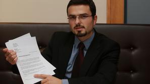 slovenija 24.11.09, Matej Tonin, svetnik obcinskega sveta obcine kamnik, kamnik,