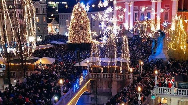 Prižig lučk Ljubljana