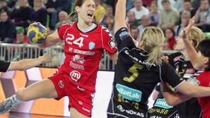 Krim Mercator Larvik liga prvakinj Stožice