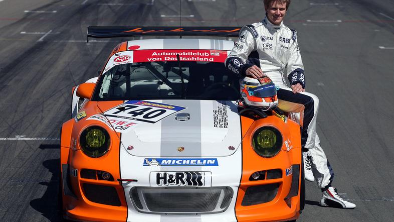 Nico Hülkenberg Williams porsche 911 GT3 R Hybrid Nordschleife Zeleni pekel