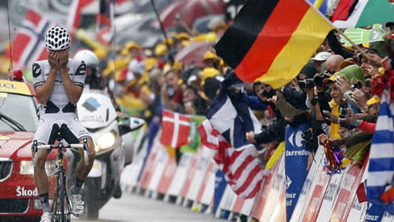 Heinrich Haussler je bil v cilju presrečen.