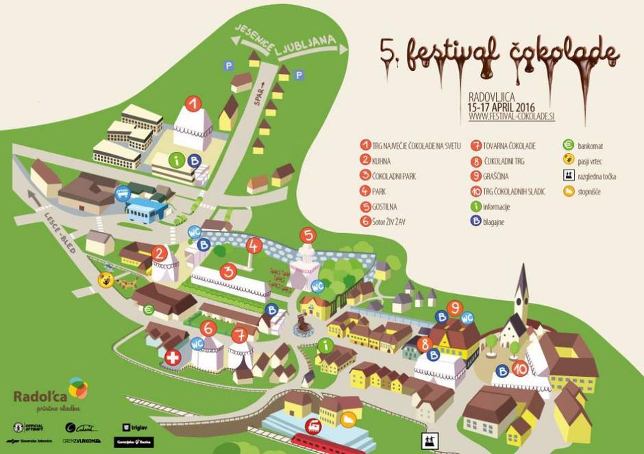 Zemljevid | Avtor: Festival čokolade