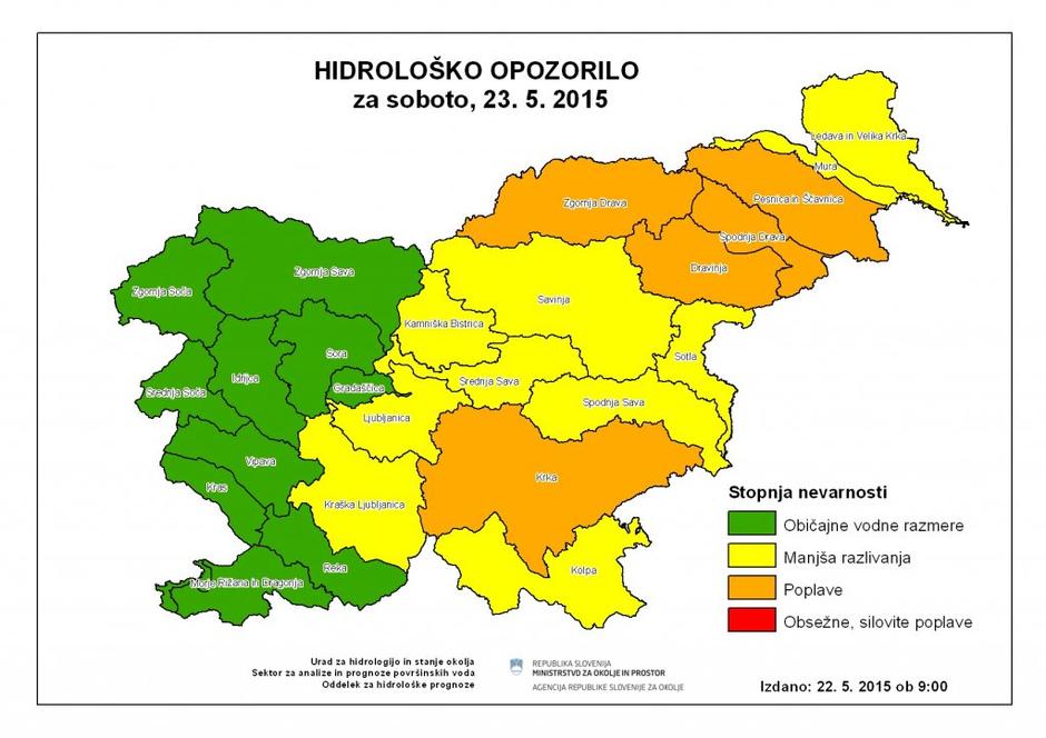 Oranžni alarm | Avtor: Arso