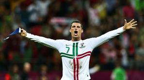 Ronaldo Češka Portugalska četrtfinale Varšava Euro 2012