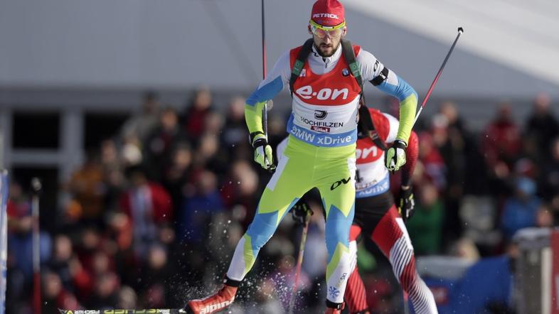 Jakov Fak biatlon zasledovanje Hochfilzen