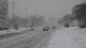 Sneženje v Mariboru