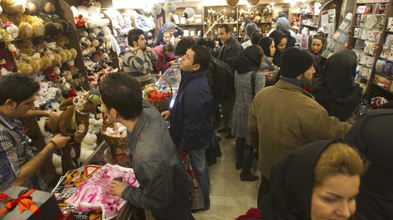 Valentinovo v Iranu.