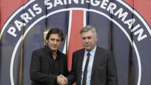 carlo ancelotti leonardo psg