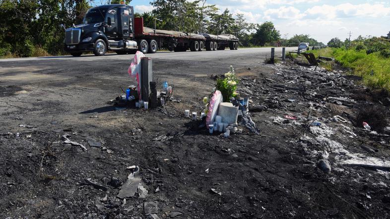 prometna nesreča v Escarcegi, Campeche, Mehika