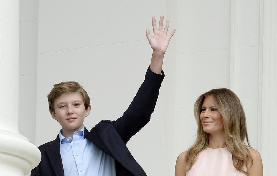 Barron in Melania | Avtor: EPA
