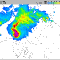 Radarska slika padavin